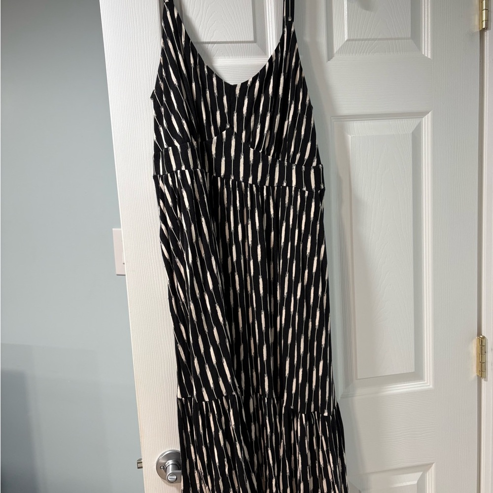 Torrid Monochrome Striped Dress